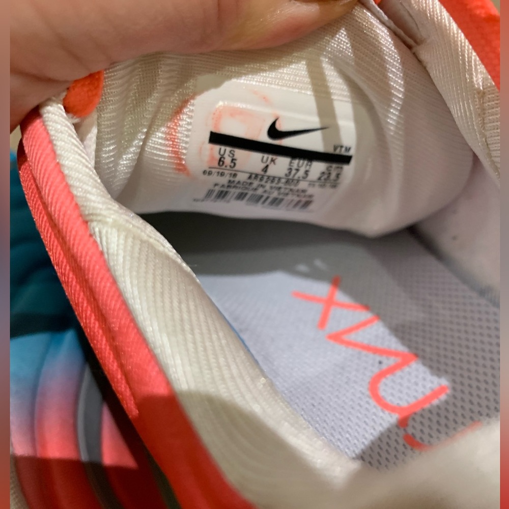 ๐ฅ Nike Air Max 720 Running Shoes, Pink Sea Blue Lava Glow Ombre, Women Size 6.5 - Picture 13 of 16